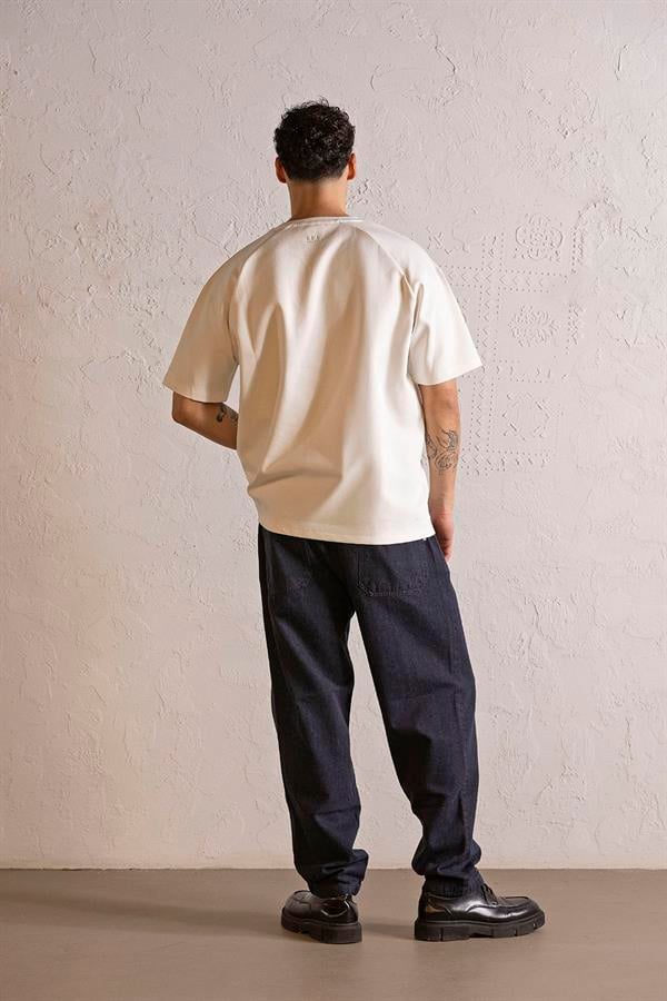 GMG Firenze-I Am Another Baskılı Oversize Erkek T Shirt-KISA KOL-8-Milagron.com
