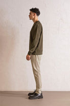 GMG Firenze-Bisiklet Yaka Kabartma Baskılı Erkek Sweatshirt-Winter'26-2-Milagron.com