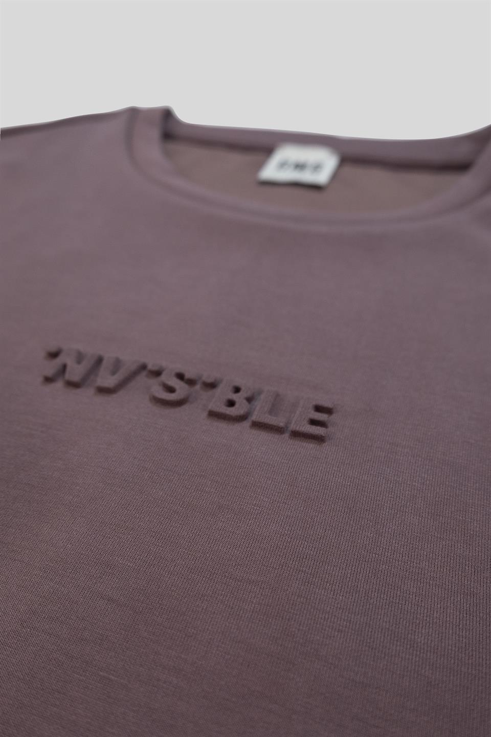 Kabartma Baskılı Modal Erkek T-Shirt