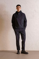 GMG Firenze-Kapüşonlu Çıtçıt Ve Fermuar Detaylı Kanguru Cepli Erkek Sweatshirt-Winter'26-1-Milagron.com
