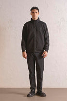 GMG Firenze-Kapüşonlu Fermuarlı Garni Detaylı Erkek Sweatshirt-SWEATSHIRT-1-Milagron.com