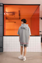 GMG Firenze-Kapüşonlu Kanguru Cepli Baskı Detaylı Erkek Sweatshirt-SWEATSHIRT-4-Milagron.com