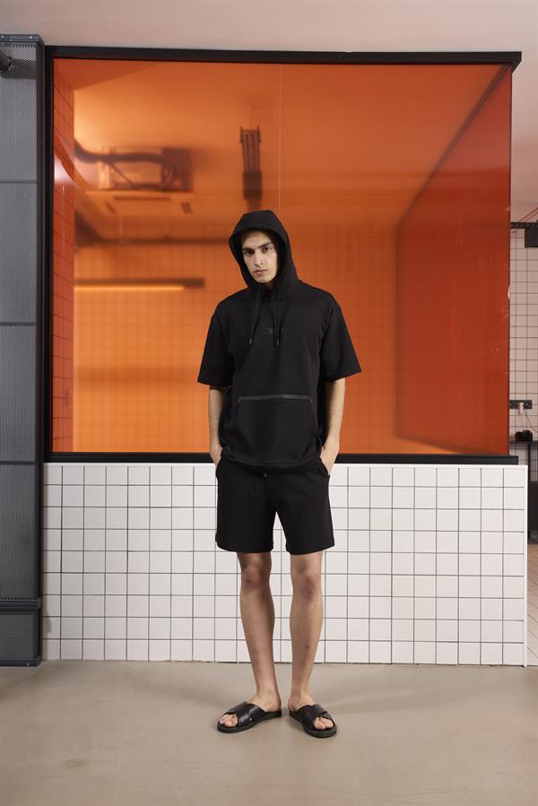 GMG Firenze-Kapüşonlu Kanguru Cepli Baskı Detaylı Erkek Sweatshirt-SWEATSHIRT-9-Milagron.com