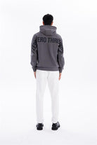 GMG Firenze-Kapüşonlu Sırtı Zero Baskılı Diagonel Sweatshirt-SWEATSHIRT-4-Milagron.com