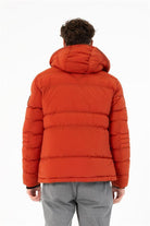 Kapüşonlu Slim Fit Erkek Mont