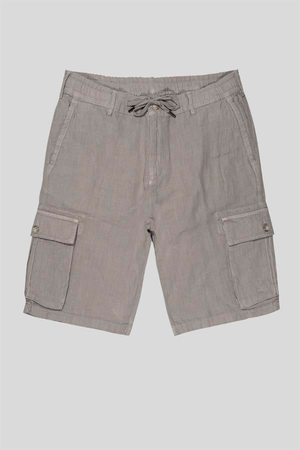 GMG Firenze-Kargo Model %100 Keten Erkek şort-Şort-1-Milagron.com