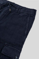 GMG Firenze-Kargo Model %100 Keten Erkek şort-Şort-12-Milagron.com