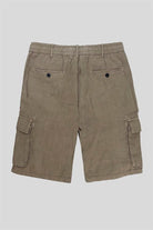 GMG Firenze-Kargo Model %100 Keten Erkek şort-Şort-8-Milagron.com