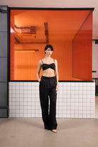 GMG Firenze-Lastikli Bel İstanbul Cepli Bol Paça Kadın Pantolon-Pantolon-1-Milagron.com