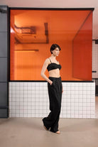 GMG Firenze-Lastikli Bel İstanbul Cepli Bol Paça Kadın Pantolon-Pantolon-4-Milagron.com