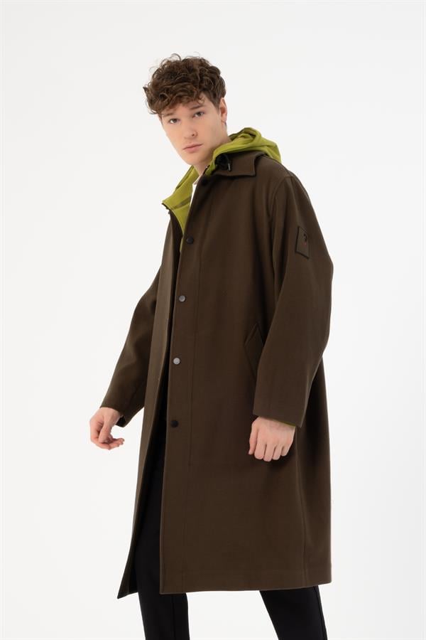 GMG Firenze-Oversize Erkek Palto Kaban-MONT-7-Milagron.com