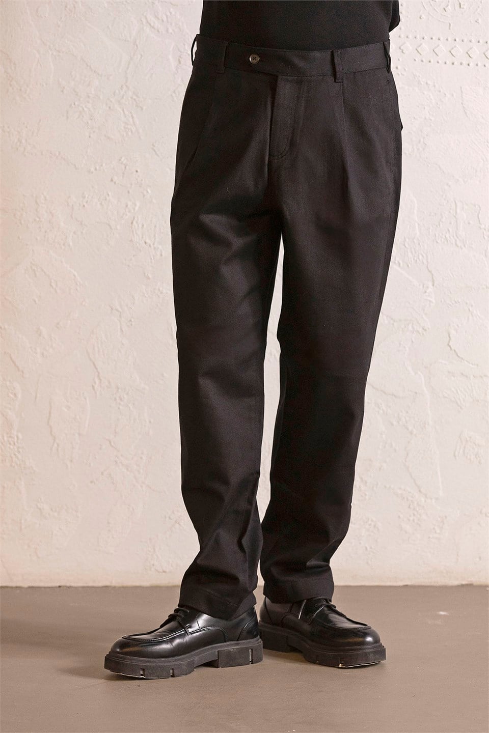 GMG Firenze-Pileli Gusto Detaylı Baggy Erkek Pantolon-Pantolon-1-Milagron.com
