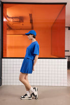 GMG Firenze-Pileli Kadın Şort Etek-Etek-5-Milagron.com