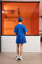 GMG Firenze-Pileli Kadın Şort Etek-Etek-6-Milagron.com