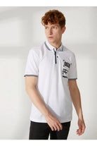 Polo Yaka %100 Pamuk Slim Fit Erkek T-Shirt - 0