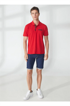 Polo Yaka %100 Pamuk Slim Fit Erkek T-Shirt