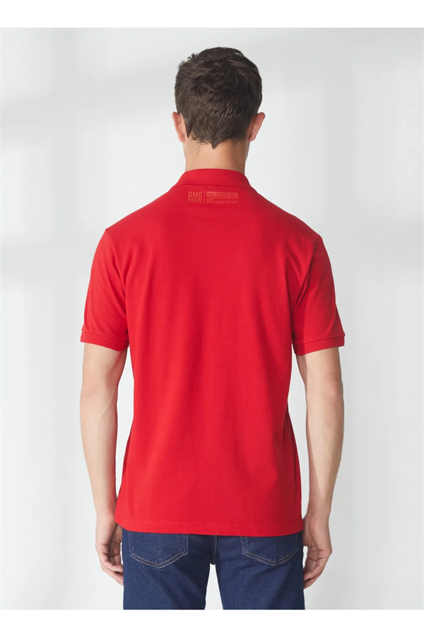 Polo Yaka %100 Pamuk Slim Fit Erkek T-Shirt