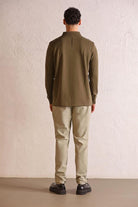 GMG Firenze-Polo Yaka Dikiş Detaylı Erkek Sweatshirt-SWEATSHIRT-12-Milagron.com