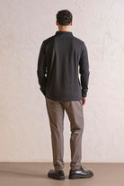 GMG Firenze-Polo Yaka Dikiş Detaylı Erkek Sweatshirt-SWEATSHIRT-8-Milagron.com