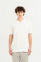 Polo Yaka Fermuarlı Kısa Kollu Slim Fit Erkek T-Shirt