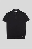 GMG Firenze-Polo Yaka Fermuarlı Slim Fit Triko Erkek Kazak-KAZAK-11-Milagron.com