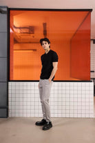 GMG Firenze-Polo Yaka Fermuarlı Slim Fit Triko Erkek Kazak-KAZAK-9-Milagron.com