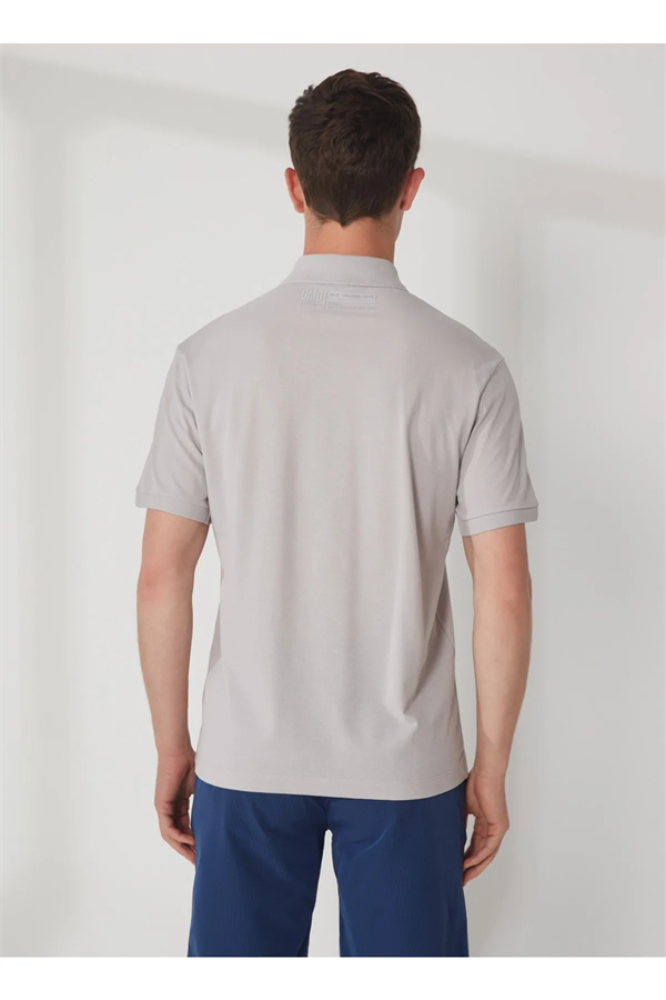 Polo Yaka Patı Su Geçirmez Fermuarlı Erkek T-Shirt