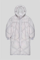 GMG Firenze-Regular Fit Kapüşon Yaka Kol Ucu Triko Kadın Mont-MONT-1-Milagron.com