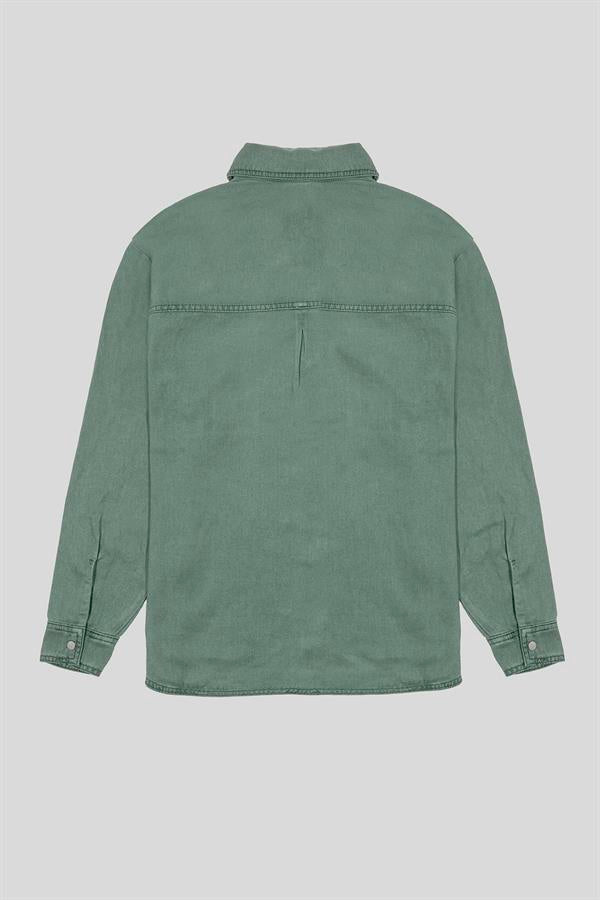 GMG Firenze-Regular Fit önü çıtçıt Kapamalı Lyocell Kadın Gömlek-GÖMLEK-8-Milagron.com