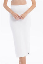 GMG Firenze-Slim Fit Basic Midi Boy Kadın Triko Etek-ETEK-10-Milagron.com