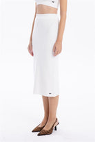 GMG Firenze-Slim Fit Basic Midi Boy Kadın Triko Etek-ETEK-9-Milagron.com