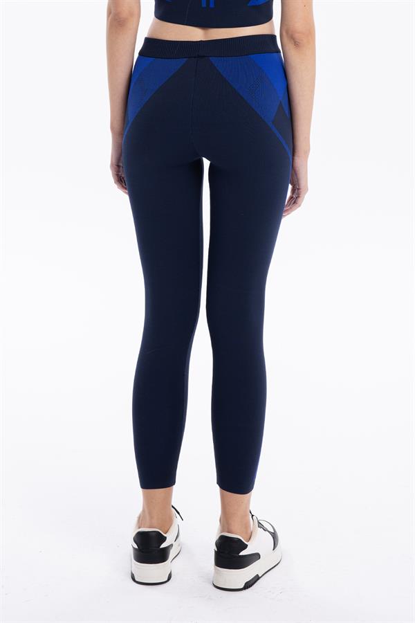 GMG Firenze-Slim Fit Desenli Kadın Uzun Tayt-TAYT-13-Milagron.com