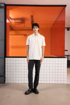 GMG Firenze-Triko Yakalı Merserize Erkek Gömlek-Gömlek-1-Milagron.com