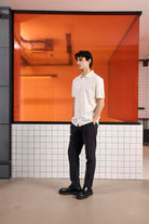 GMG Firenze-Triko Yakalı Merserize Erkek Gömlek-Gömlek-4-Milagron.com