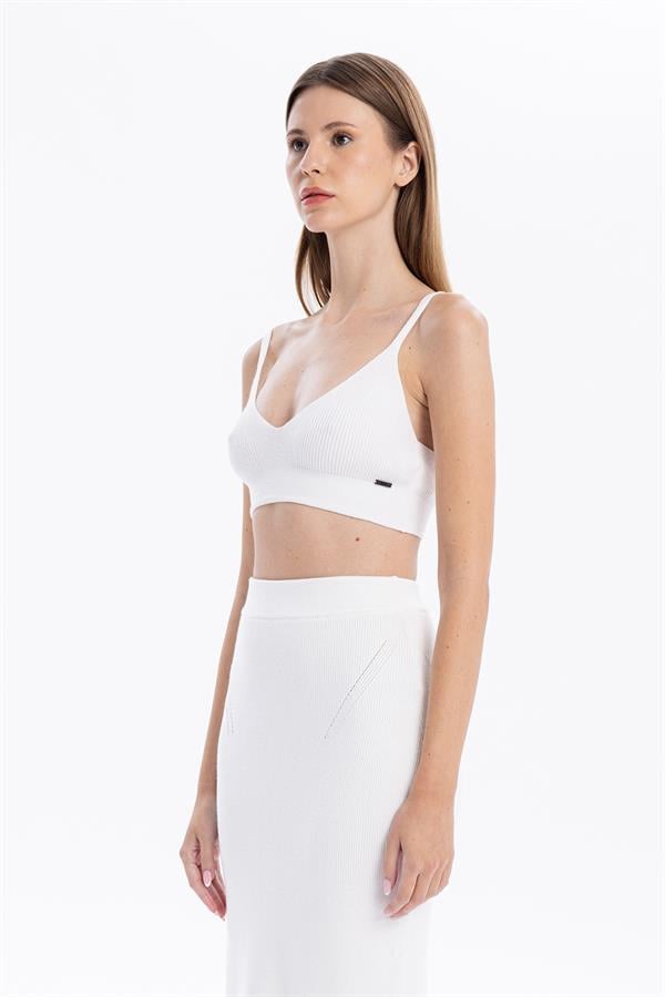 GMG Firenze-V Yaka Askılı Kadın Bra Bralet-BRA-10-Milagron.com