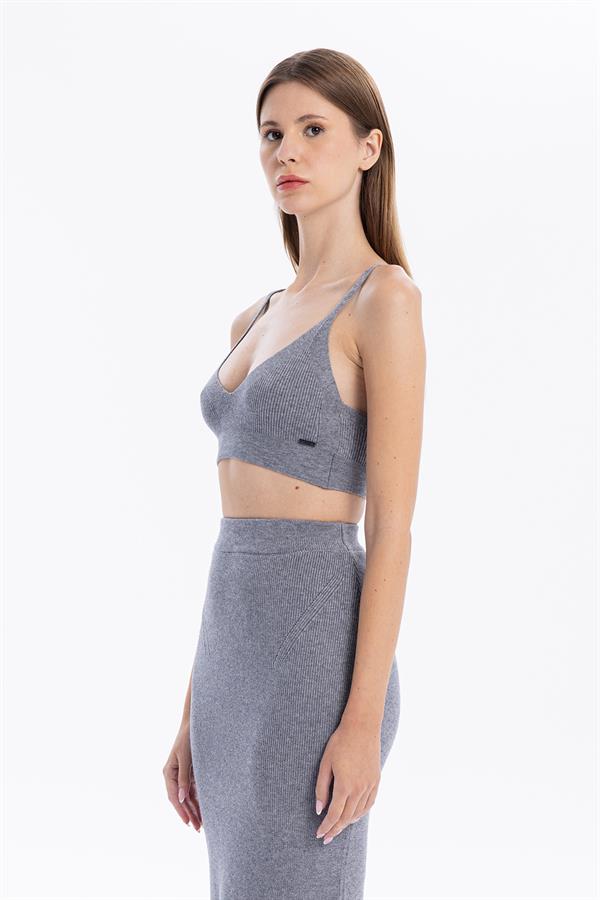 GMG Firenze-V Yaka Askılı Kadın Bra Bralet-BRA-4-Milagron.com