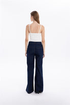GMG Firenze-Yüksek Bel Wide Leg Bol Paça Denim Kadın Jean Pantolon-//Özel Fi̇yatlar-13-Milagron.com