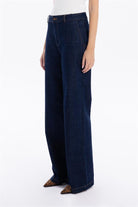 GMG Firenze-Yüksek Bel Wide Leg Bol Paça Denim Kadın Jean Pantolon-//Özel Fi̇yatlar-7-Milagron.com