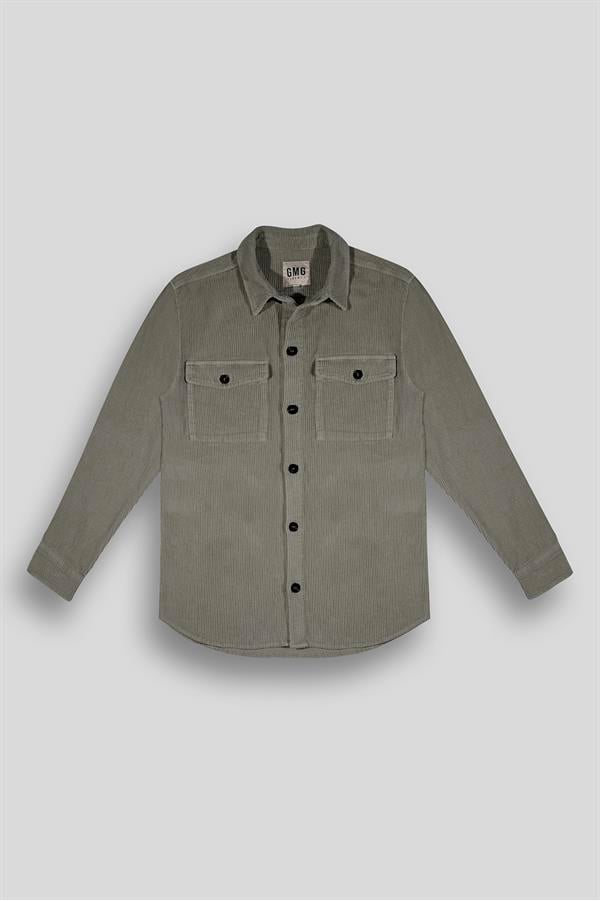GMG Firenze-çıtçıt Kapamalı önü çift Cepli Erkek Dış Gömlek-GÖMLEK-1-Milagron.com