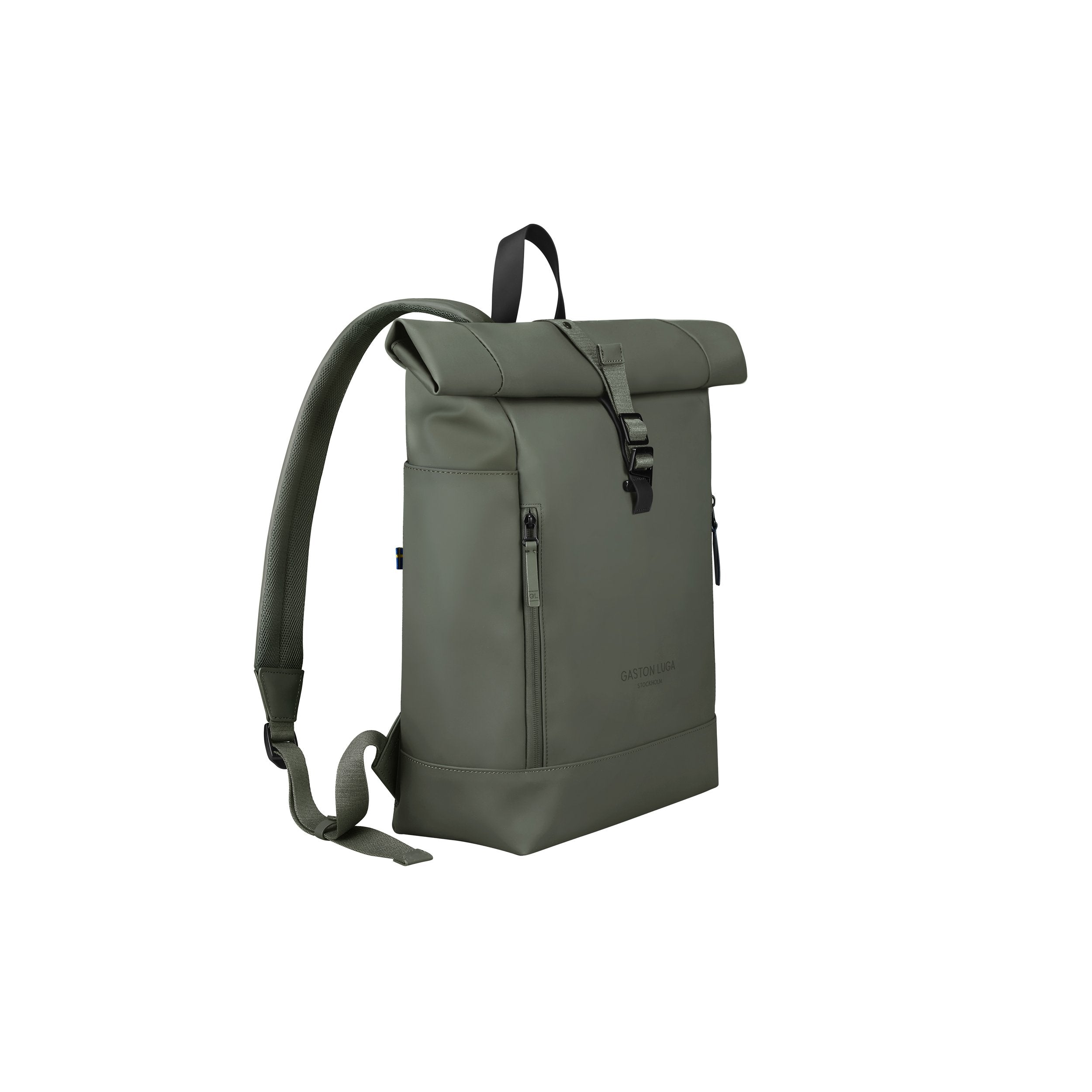 Gaston Luga-Gaston Luga Rullen 13'' Sırt çantası Olive-Sırt Çantası-5-Milagron.com