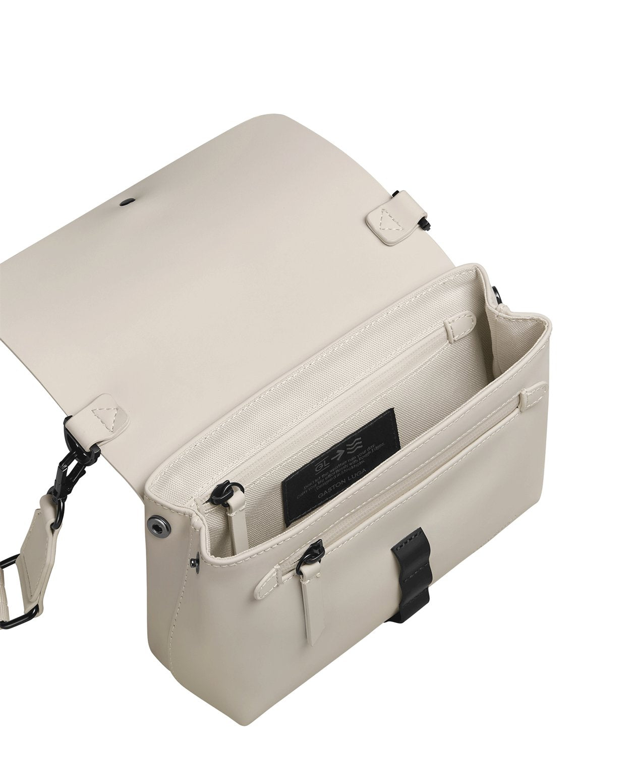 Gaston Luga-Gaston Luga Spläsh Crossbody Bag Cloud Cream-El Çantası-3-Milagron.com