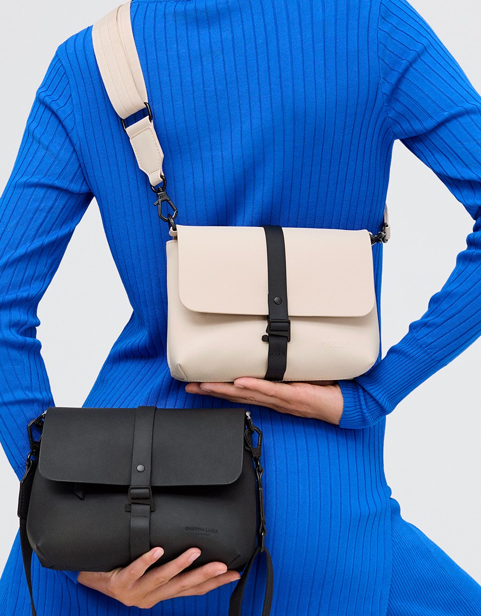 Gaston Luga-Gaston Luga Spläsh Crossbody Bag Cloud Cream-El Çantası-4-Milagron.com