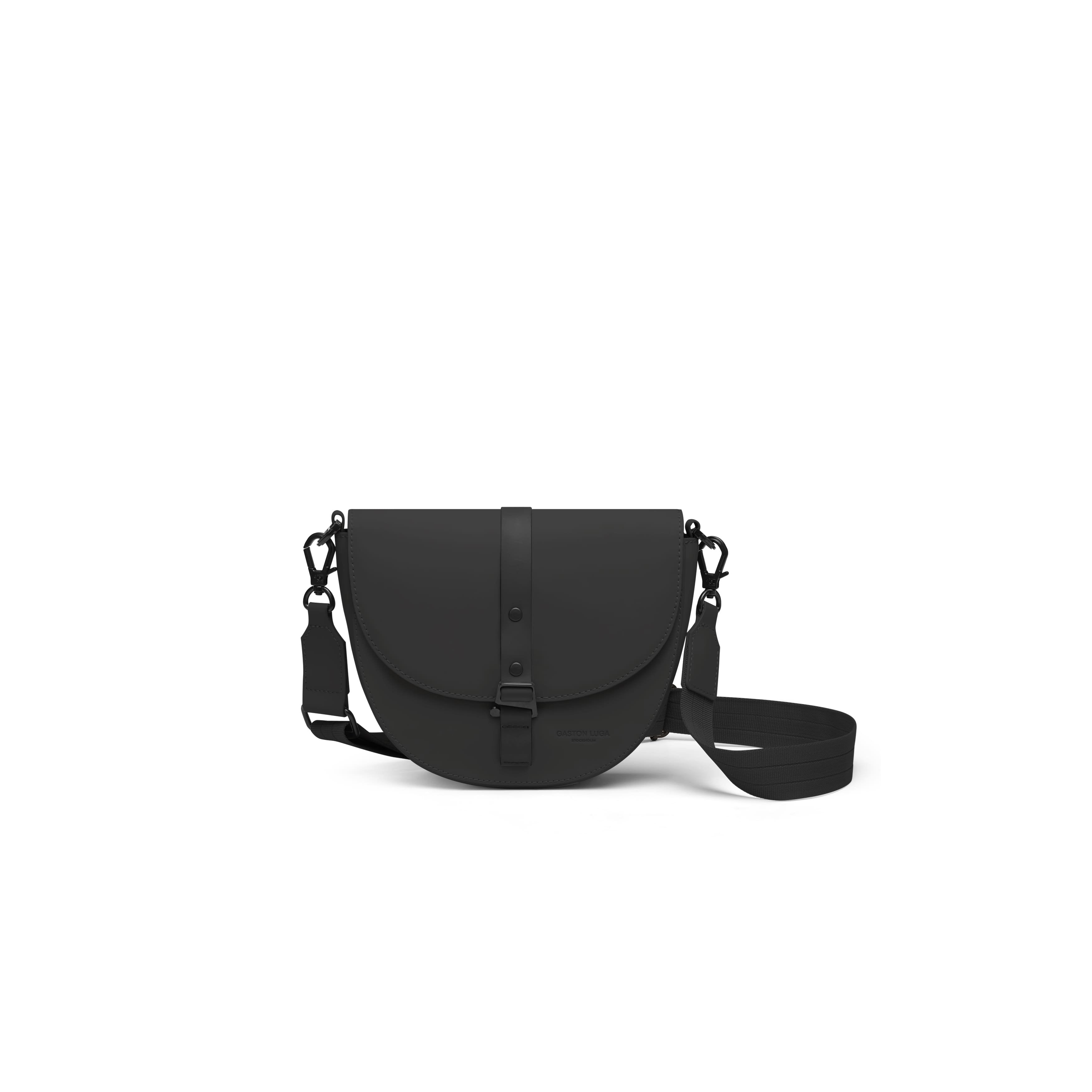 Gaston Luga-Gaston Luga Spläsh Moon Crossbody Omuz çantası Black-Omuz Çantası-2-Milagron.com