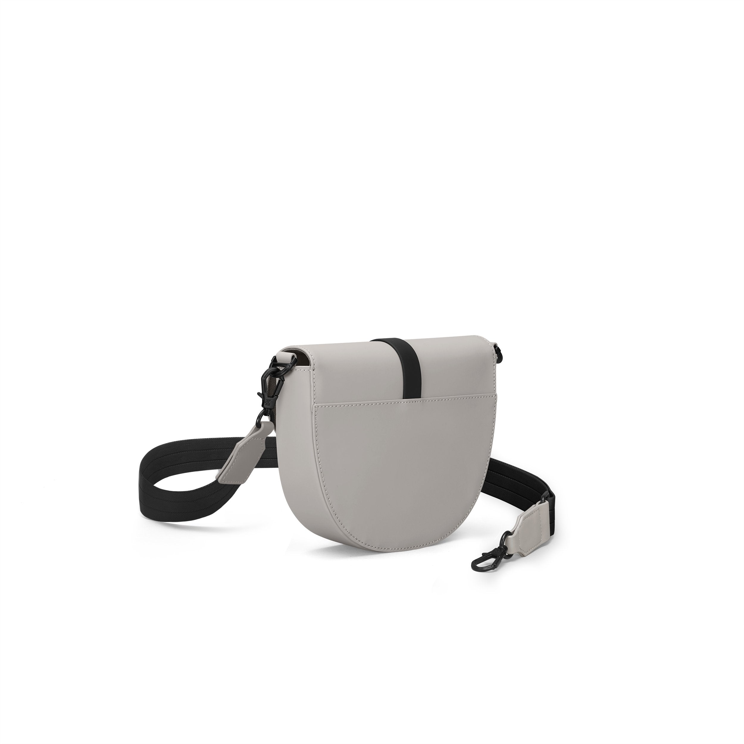 Gaston Luga-Gaston Luga Spläsh Moon Crossbody Omuz çantası Taupe-Omuz Çantası-3-Milagron.com