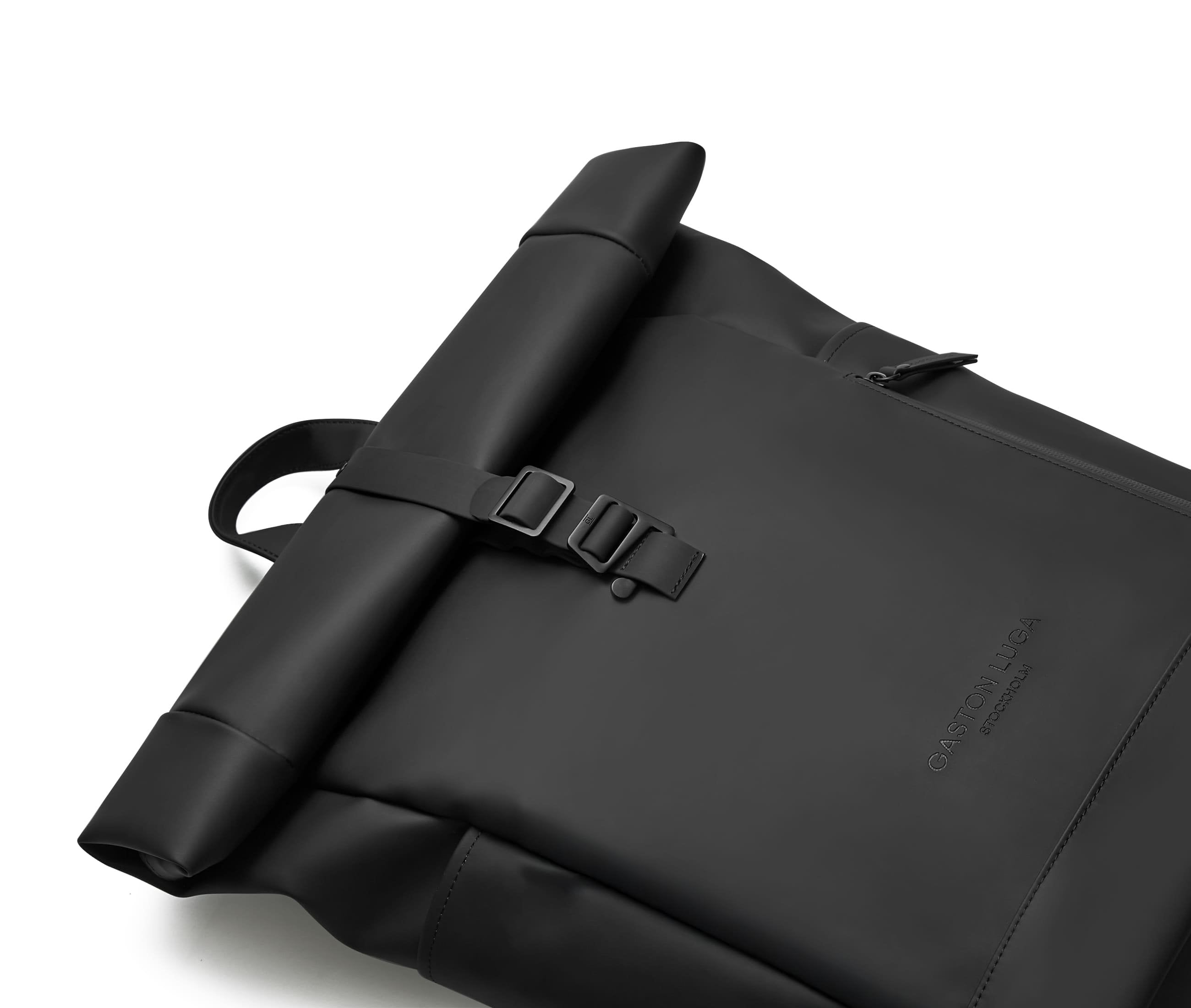 Gaston Luga-Gaston Luga Spläsh Rolltop 16" Sırt çantası Black-Sırt Çantası-4-Milagron.com