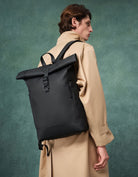 Gaston Luga-Gaston Luga Spläsh Rolltop 16" Sırt çantası Black-Sırt Çantası-7-Milagron.com