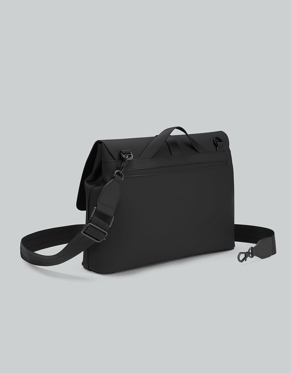 Gaston Luga Splash Crossbody Large 14" Çanta - Black