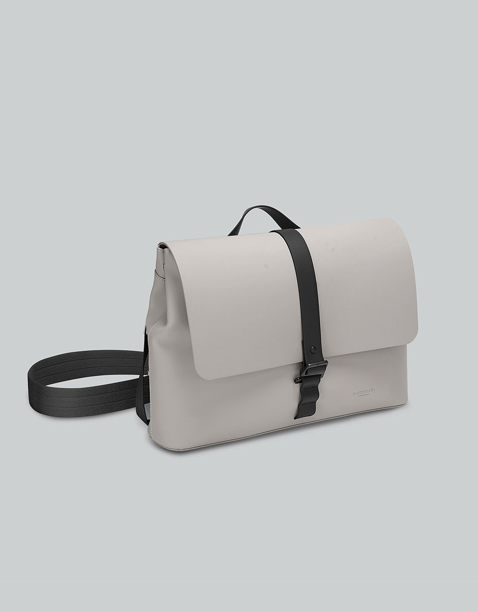 Gaston Luga Splash Crossbody Large 14" Çanta - Taupe