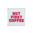 But First Coffee Desenli Kokteyl Peçete - 1 Adet Pembe Turuncu