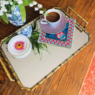 Flower Festival Lacivert Kokteyl Peçete ( 2 Adet )